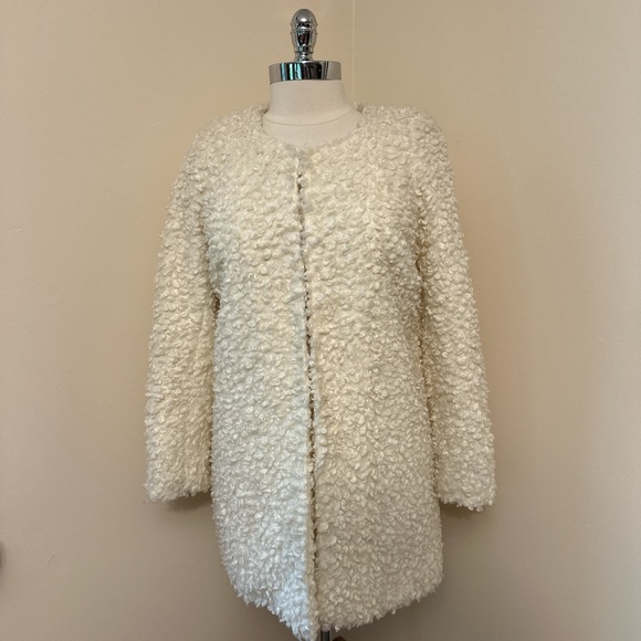 Vintage Sangalli White Boucle Coat Size S - Picture 6 of 9